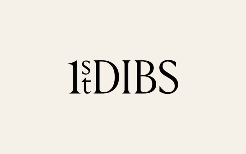 stDibs Logo Homepage cream