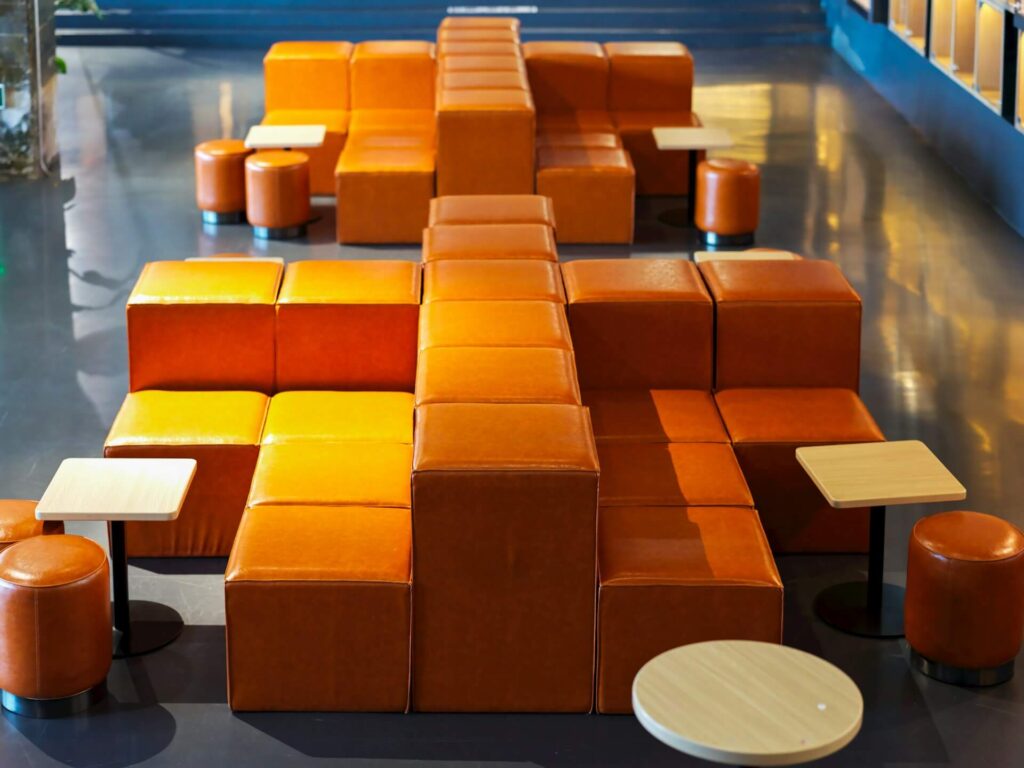Stackable retro vintage furniture