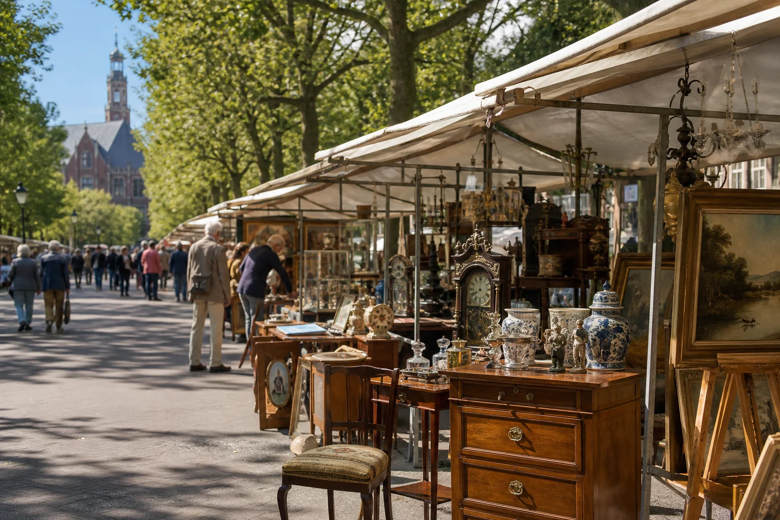 Antiekmarkt op de Dreef