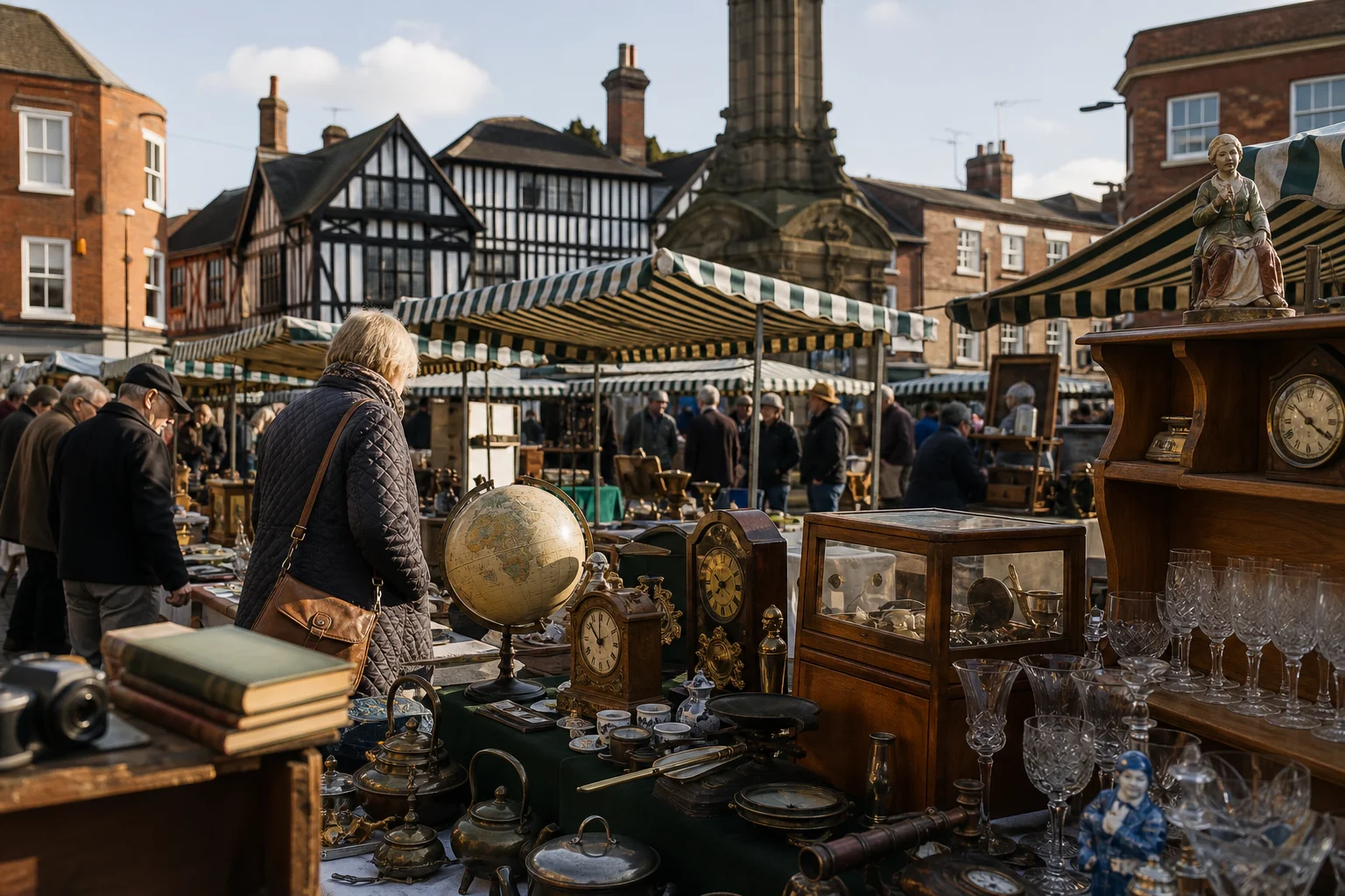 Nantwich Town Square Antiques Market