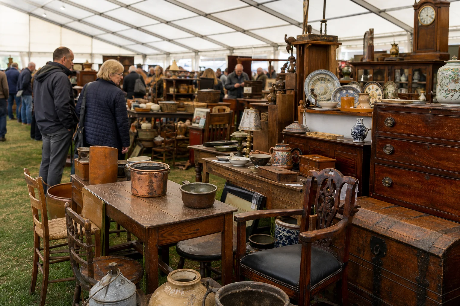 Runway Monday at Newark Antiques and Collectors Fair